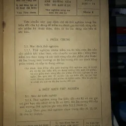Các thử nghiệm ảnh hưởng của yếu tố khí hậu  799545