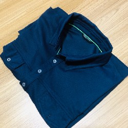 Áo Polo Nhật Uniqlo size L màu xanh than 17742