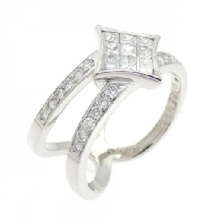 Nhẫn kim cương 750WG 0.33CT - Hàng hiệu Authentic