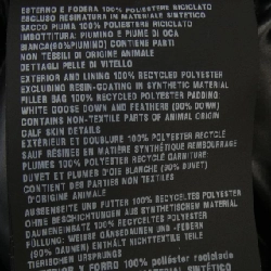 Áo vest lông vũ PRADA logo hình tam giác 290546 R212 11HU 628569