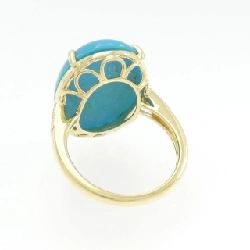 Nhẫn Turquoise K18YG 10.00CT - Hàng hiệu Chính hãng 848269