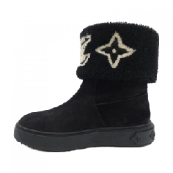 Giày bốt LOUIS VUITTON logo da lộn - Hàng hiệu Authentic 828966