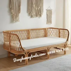 Băng ghế mây caro hiện đại 740805