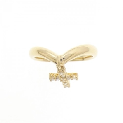 Nhẫn kim cương K18YG chéo 0.10CT - Hàng hiệu chính hãng 849052