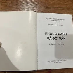 Phong cách và đời văn - Nguyễn Ngọc Thiện (k4) 697823
