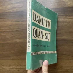 Danh từ Quân sự (Chuyên môn Việt - Anh) 1006736