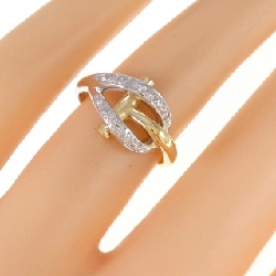 Nhẫn kim cương 750YG/750WG 0.125CT 672779