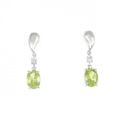 Bông tai Peridot 750WG/K18WG 1.70CT - Hàng hiệu Chính hãng