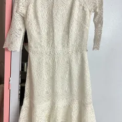 Đầm ren trắng  727054