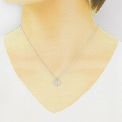 Dây chuyền kim cương hình trái tim K18WG 0.22CT - Hàng hiệu chính hãng 862341