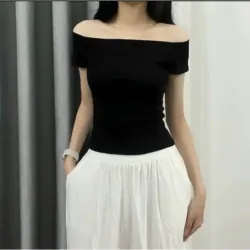 áo trễ vai đen phong cách nữ tính 1003612