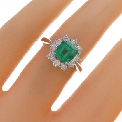 Nhẫn Emerald PT900 1.11CT - Hàng hiệu Chính hãng 852207