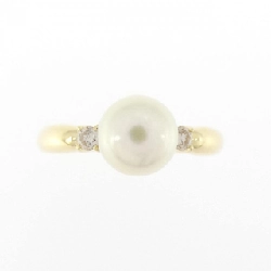 Nhẫn ngọc trai Akoya K18YG 6.6mm 668692