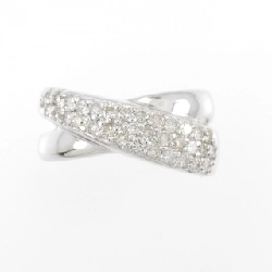 Nhẫn kim cương K18WG 0.46CT 672881