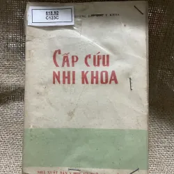 Cấp cứu nhi khoa- 200 trang- xuất bản 1967 