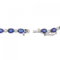 K18WG Sapphire Necklace 13.48CT - Hàng hiệu Authentic 858139