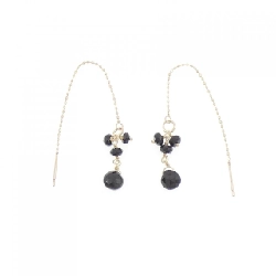 K10YG Onyx Bông tai - Hàng hiệu Chính hãng