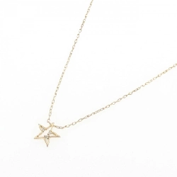 K18YG Ngôi sao Kim cương Dây chuyền 0.02CT - Hàng hiệu Chính hãng 860771