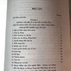 Nâng cao vai trò của cấp Uỷ Đảng trong tiếp công dân, giải quyết khiếu nại, tố cáo 722873