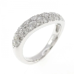 Nhẫn kim cương Pavé K14WG 0.60CT - Hàng hiệu Chính hãng