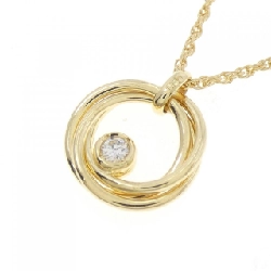 K18YG Dây chuyền kim cương 0.05CT - Hàng hiệu Chính hãng 860206