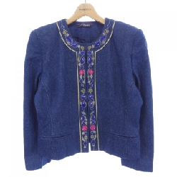 【Mã giảm giá】【Cổ điển】Thời trang Leonar LEONARD FASHION Áo khoác không cổ