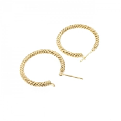 K18YG Khuyên tai - Hàng hiệu Chính hãng 870038