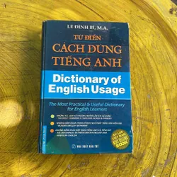 TỪ ĐIỂN CÁCH DÙNG TIẾNG ANH- LÊ ĐÌNH BÌ, MA