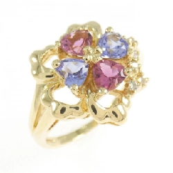 Nhẫn đá màu hoa K18YG