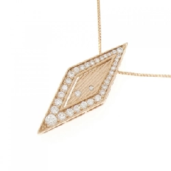 K18PG 2WAY Dây chuyền kim cương 0.60CT - Hàng hiệu Chính hãng 868219