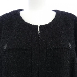 【Vintage】Chanel CHANEL P24330V14844 04A Áo khoác không cổ 629486