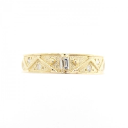 Nhẫn kim cương K18YG 0.06CT - Hàng hiệu Chính hãng 853805