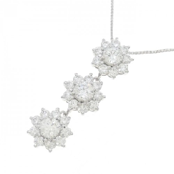 Dây chuyền kim cương K18WG 0.777CT - Hàng hiệu Chính hãng 861866