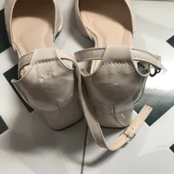 Giày cao gót 5p Luvia màu kem size 40 1029937