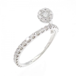 Nhẫn kim cương K18WG 0.50CT