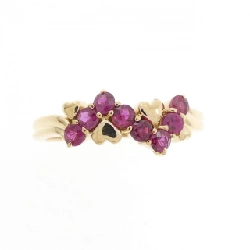 Nhẫn ruby K18YG hình trái tim 668596