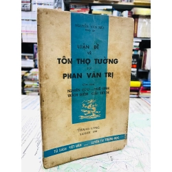 Luận đề về Tôn Thọ Tường và Phan Văn Trị - Nguyễn Văn Mùi