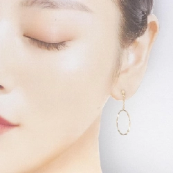 K18YG Bông tai - Hàng hiệu Authentic 874752