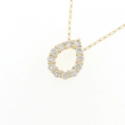 Dây chuyền kim cương K18YG 0.10CT - Hàng hiệu Chính hãng 863278