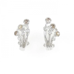 K18WG/K14WG Bông tai kim cương - Hàng hiệu Authentic