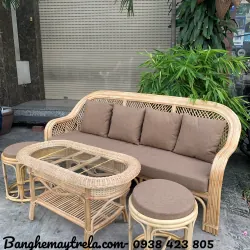 Sofa mây phòng khách nhỏ gọn 610430