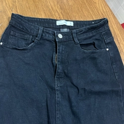Váy jeans đen Zara - made in Cambodia