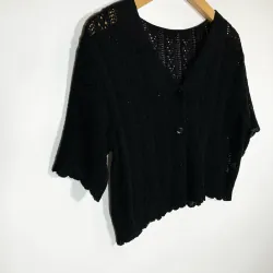 Áo Len Móc Màu Đen Fit < 60Kg 798908