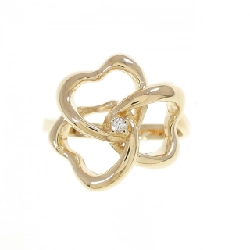 Nhẫn kim cương K18YG 0.015CT - Hàng hiệu Authentic 850473