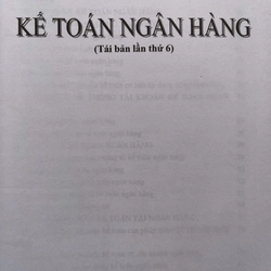 SÁCH CHUYÊN KHẢO KẾ TOÁN NGÂN HÀNG 528725