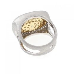 Nhẫn kim cương hoa pavé 750WG/750YG 2.12CT 669269