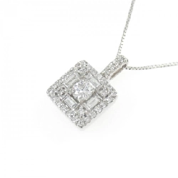 K18WG Dây chuyền kim cương 0.35CT - Hàng hiệu Chính hãng 856397