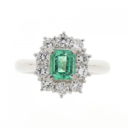 Nhẫn Emerald PT900 0.38CT - Hàng hiệu Chính hãng 851771