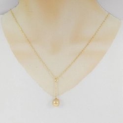 K18YG Ngọc trai trắng - Hàng hiệu Authentic 850824