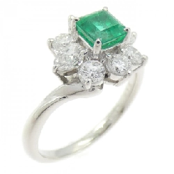 Nhẫn Emerald PT900 0.61CT